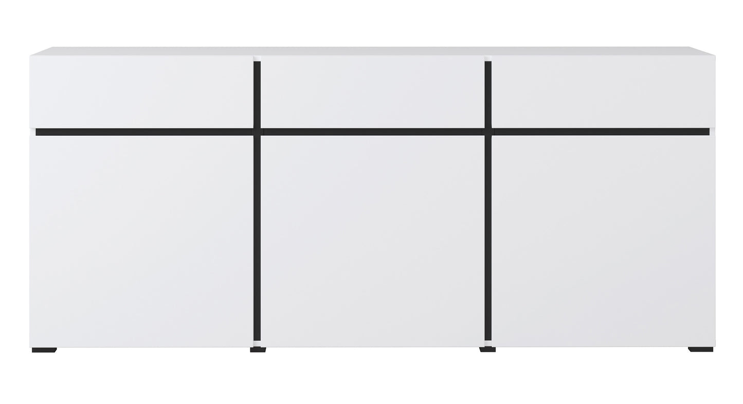 Kumode Kruzat 180/78/40 cm balts