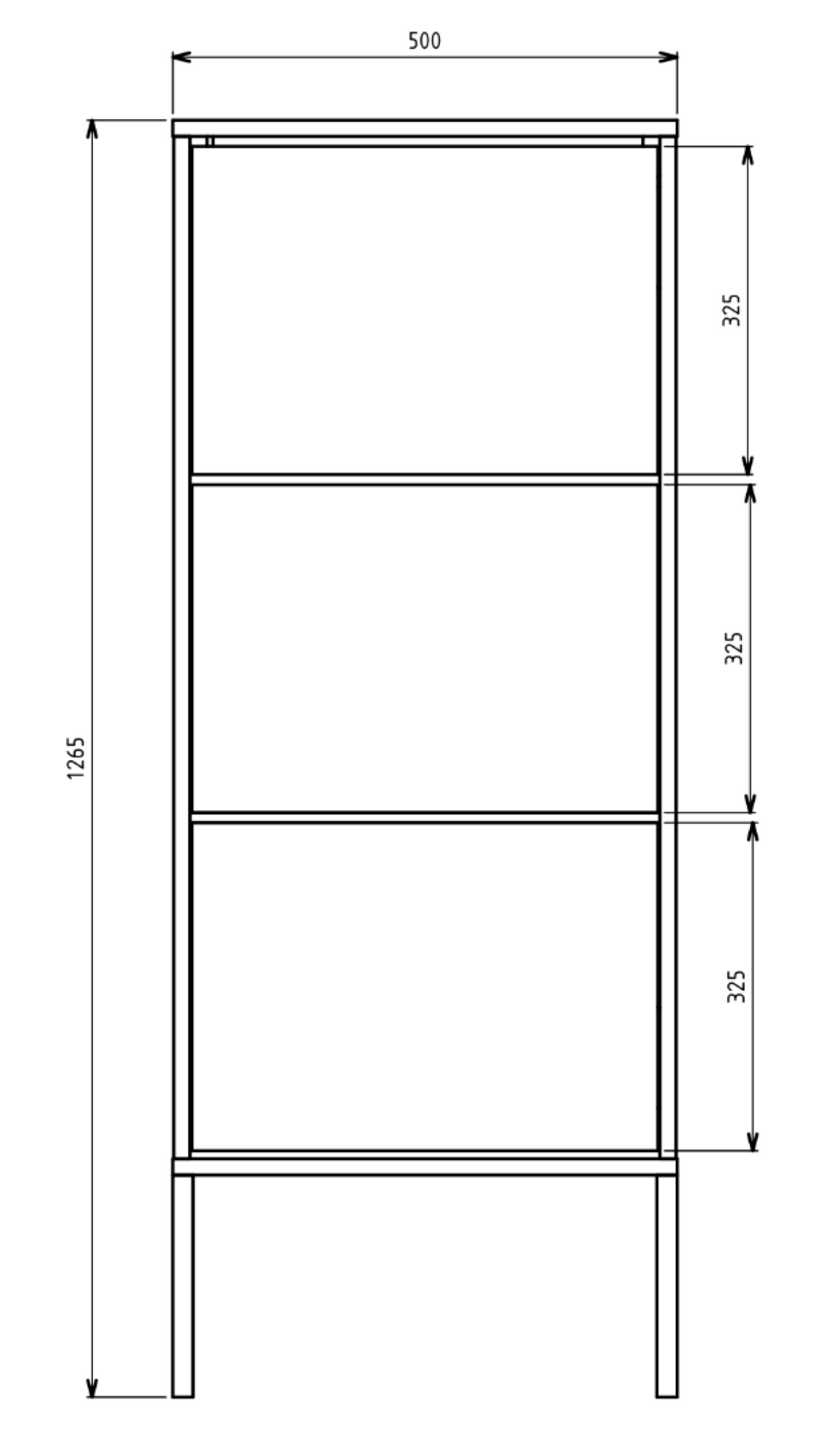 Apavu skapis Velda 50/30/125 cm melns/melns