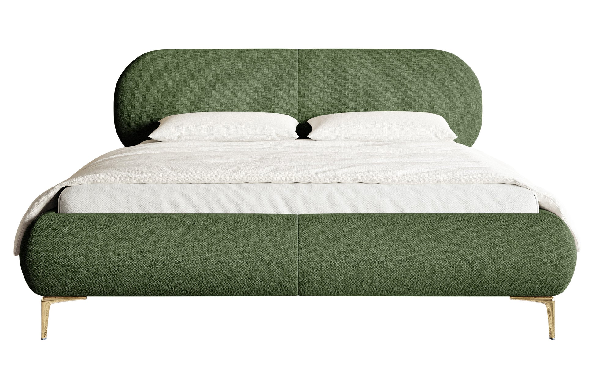 Gulta ar konteineru Valeo 140/160/180x 200 cm Toronto 13 (Lech), zelta kājas - N1 Home