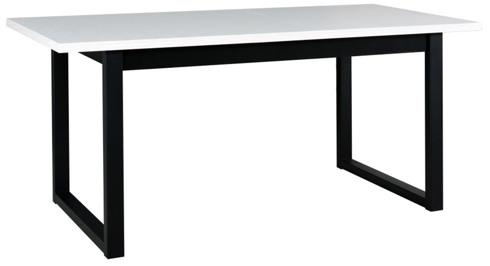 Galds Itama 140-180/80/79 cm melns/balts - N1 Home