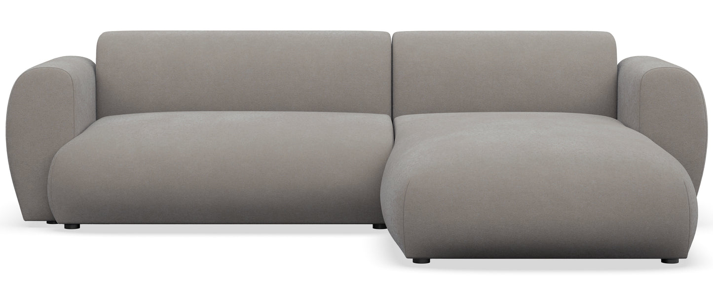 Dīvāns Emil 74/262/156 cm Storm 09