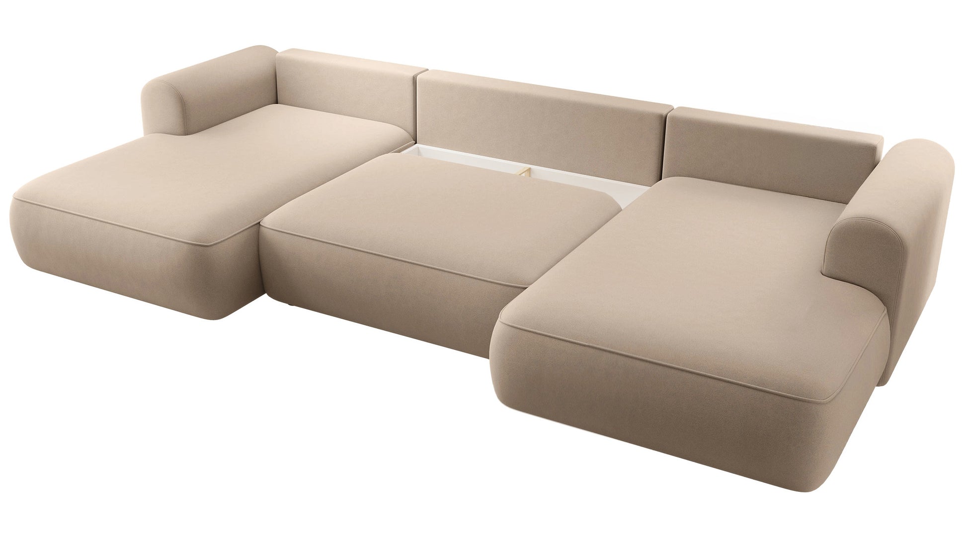 Dīvāns Ovors U 380/95/167 cm Castel 15 - N1 Home