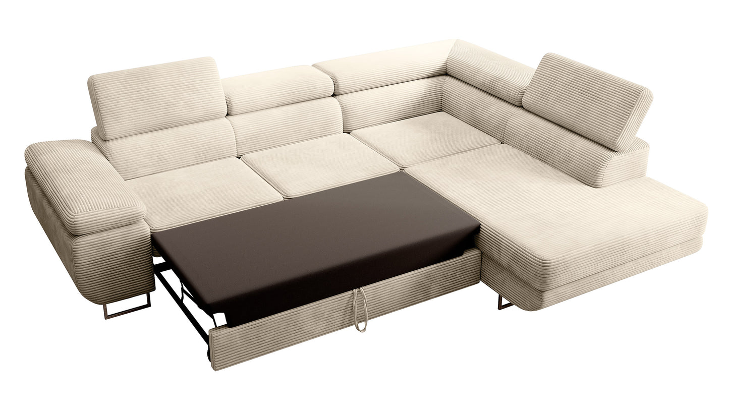 Dīvāns Steva 90/275/203 cm Poso 105 - N1 Home