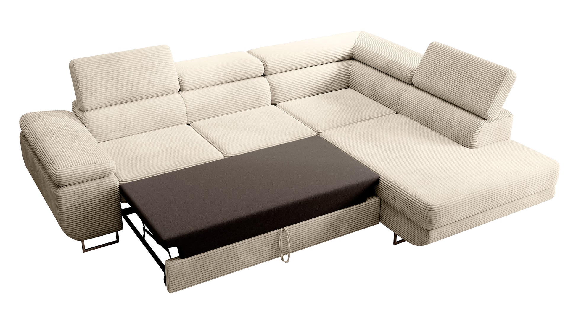 Dīvāns Steva 90/275/203 cm Poso 105 - N1 Home