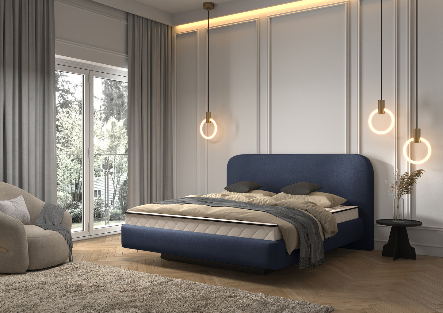 Gulta Nelapo 120/140/160/180x200 cm Casa 19