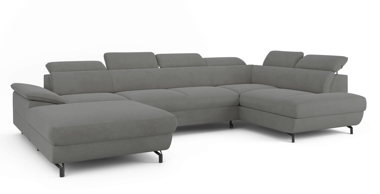 Dīvāns Lamigo U 80/333/203 cm Castel 93