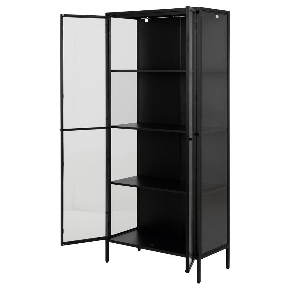 Metāla kumode Ronda 80/180/40 cm melns