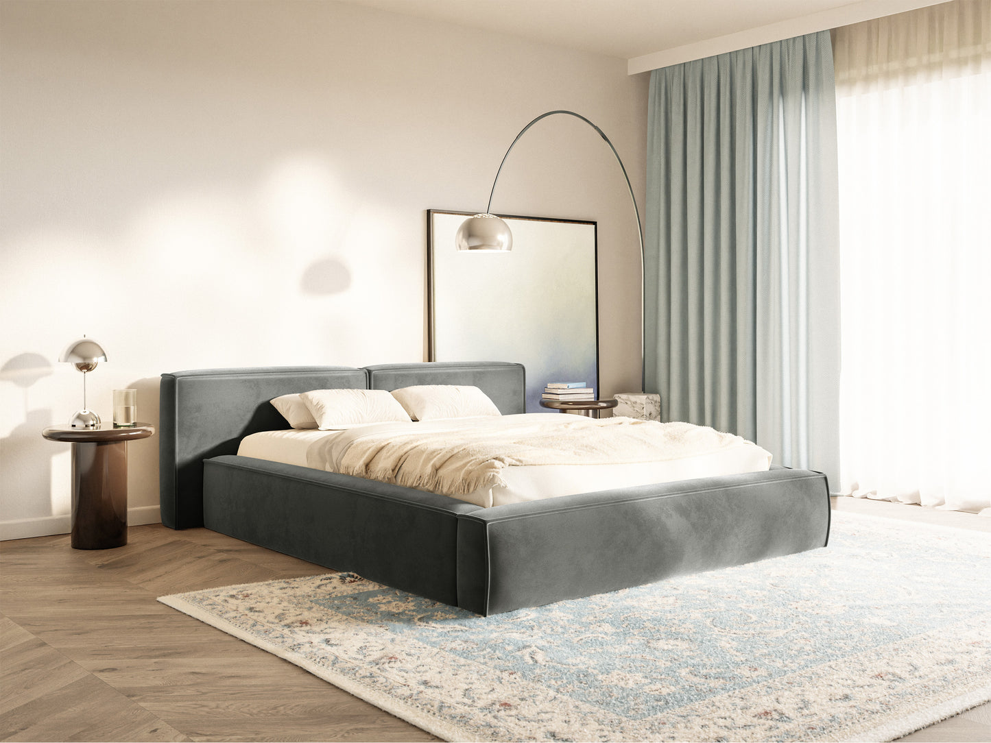 Gulta Tilas low 140/160/180/200x200 cm Bluvel 13 - N1 Home