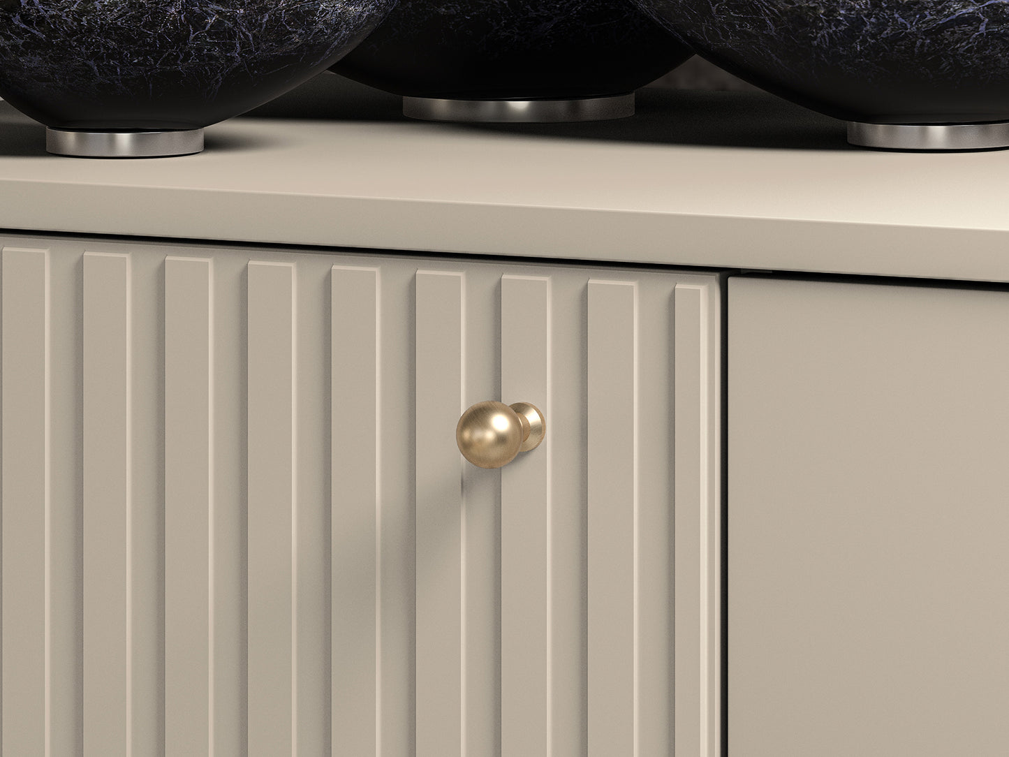 Kumode Galeto 85/120/40 cm bēšs - N1 Home