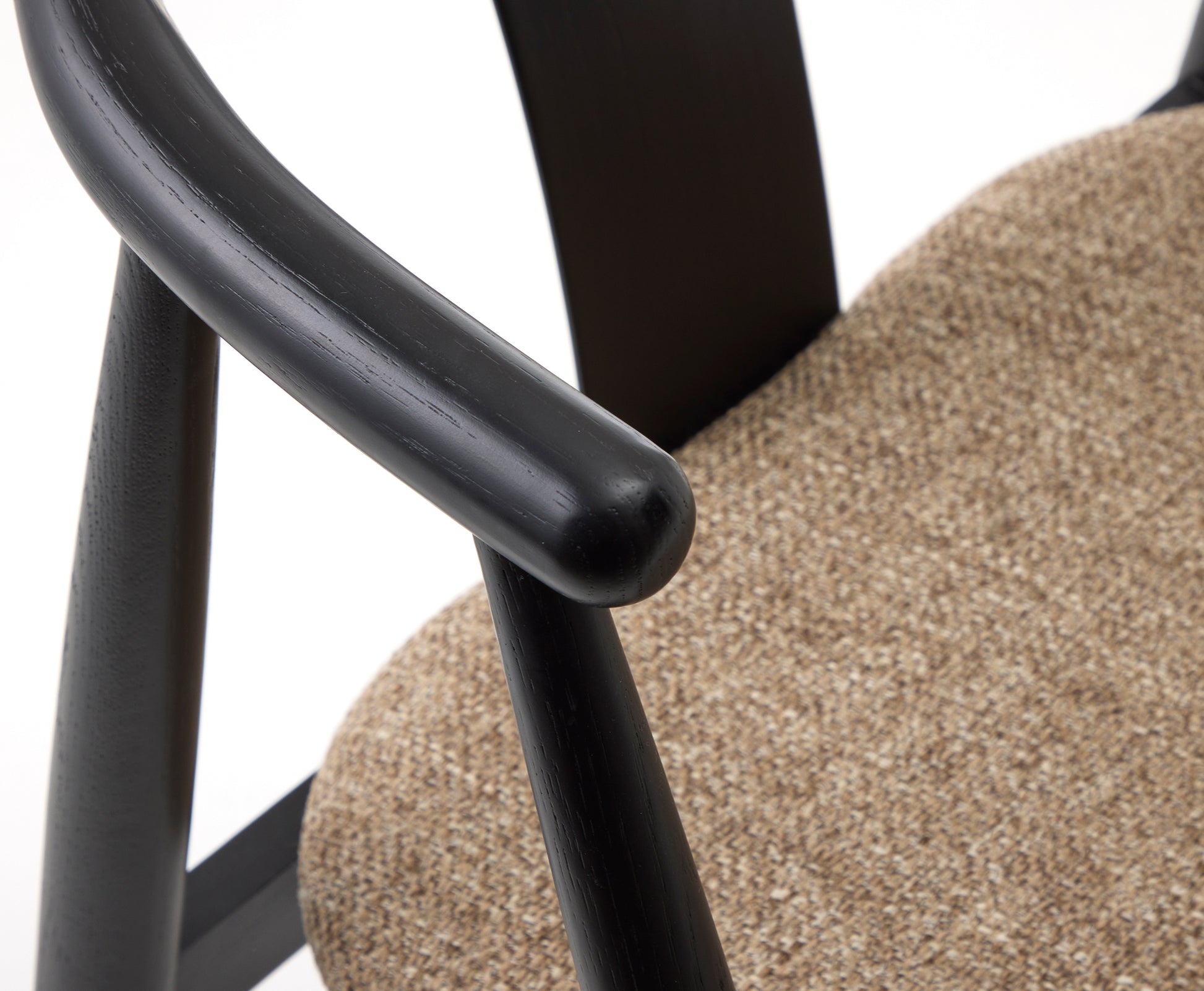 Krēsls Dabise 76/59/52 cm melns/brūns - N1 Home