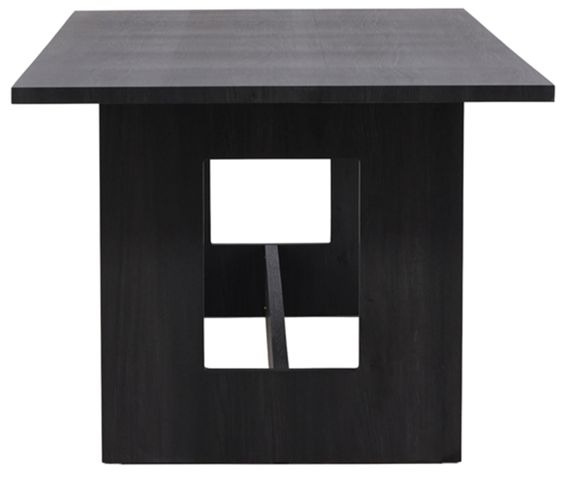 Galds Nores 235/75/100 cm melns ozols - N1 Home