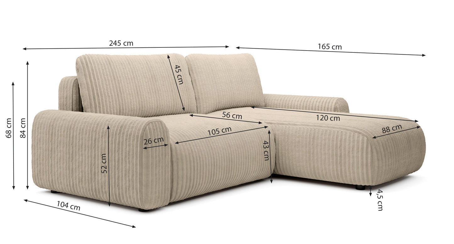 Dīvāns Lela 84/245/165 cm Ambience 03