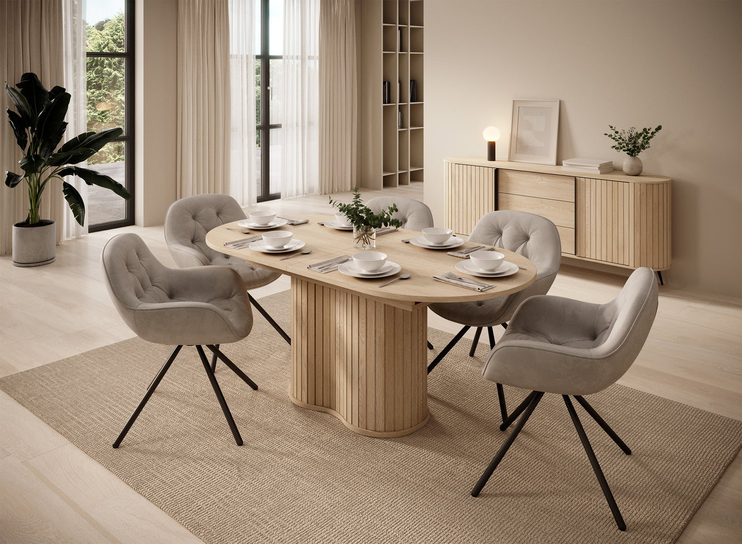 Galds Lavas 75/180/90 cm Kremonas ozols