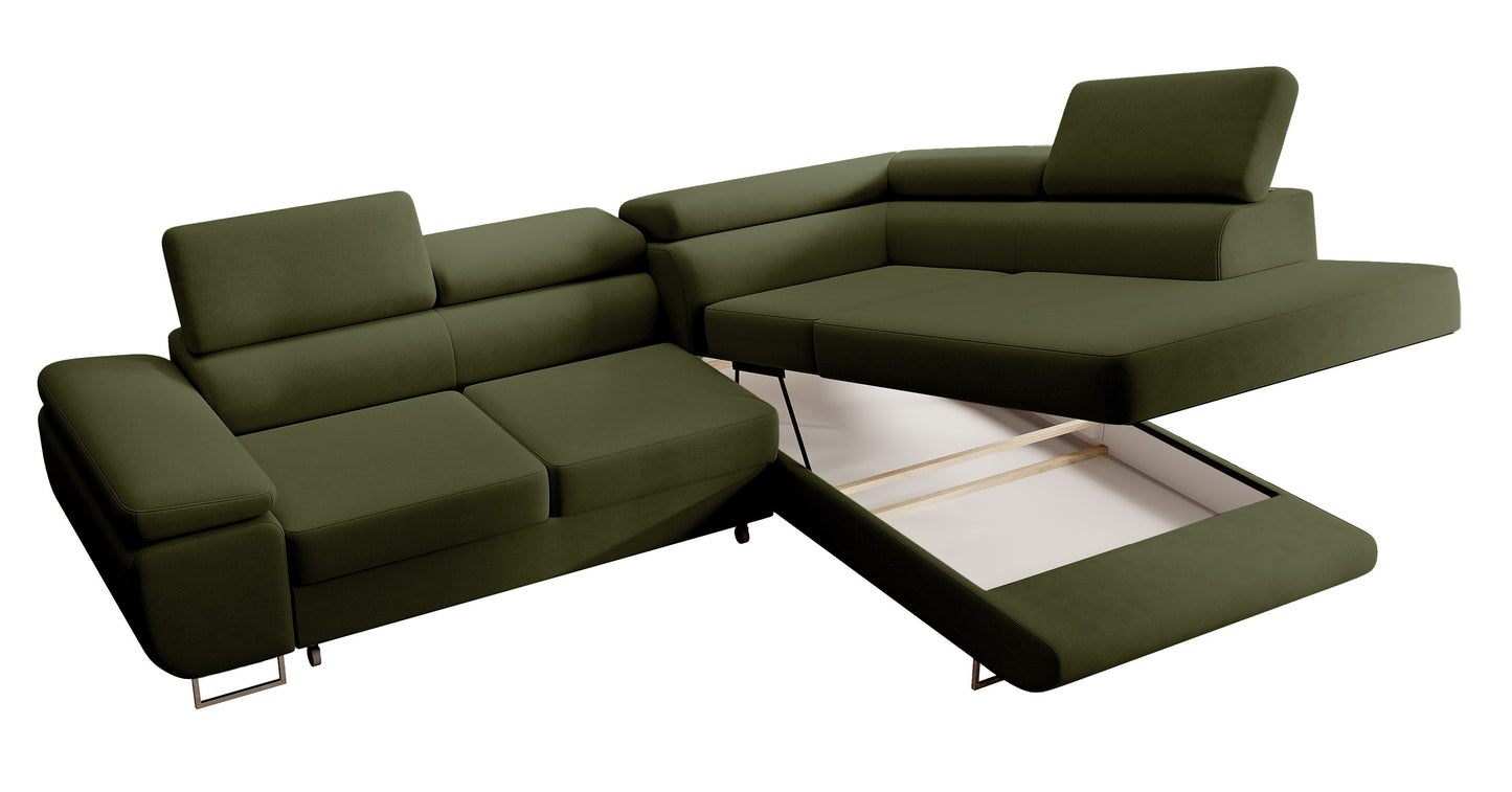 Dīvāns Steva 90/275/203 cm Castel 39 - N1 Home