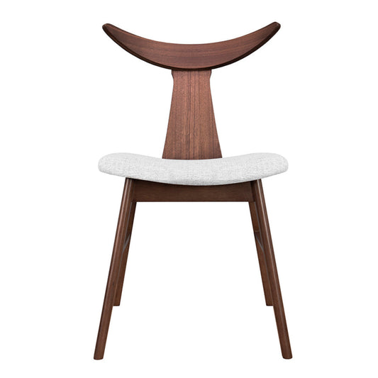 Krēsls Henris 80/49/53 cm rieksts/pelēks - N1 Home