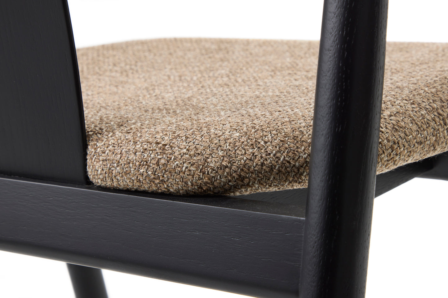 Krēsls Dabise 76/59/52 cm melns/brūns - N1 Home