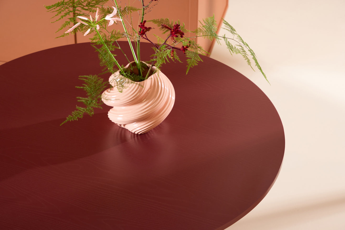 Galds Lenors 110/110/75 cm bordo - N1 Home