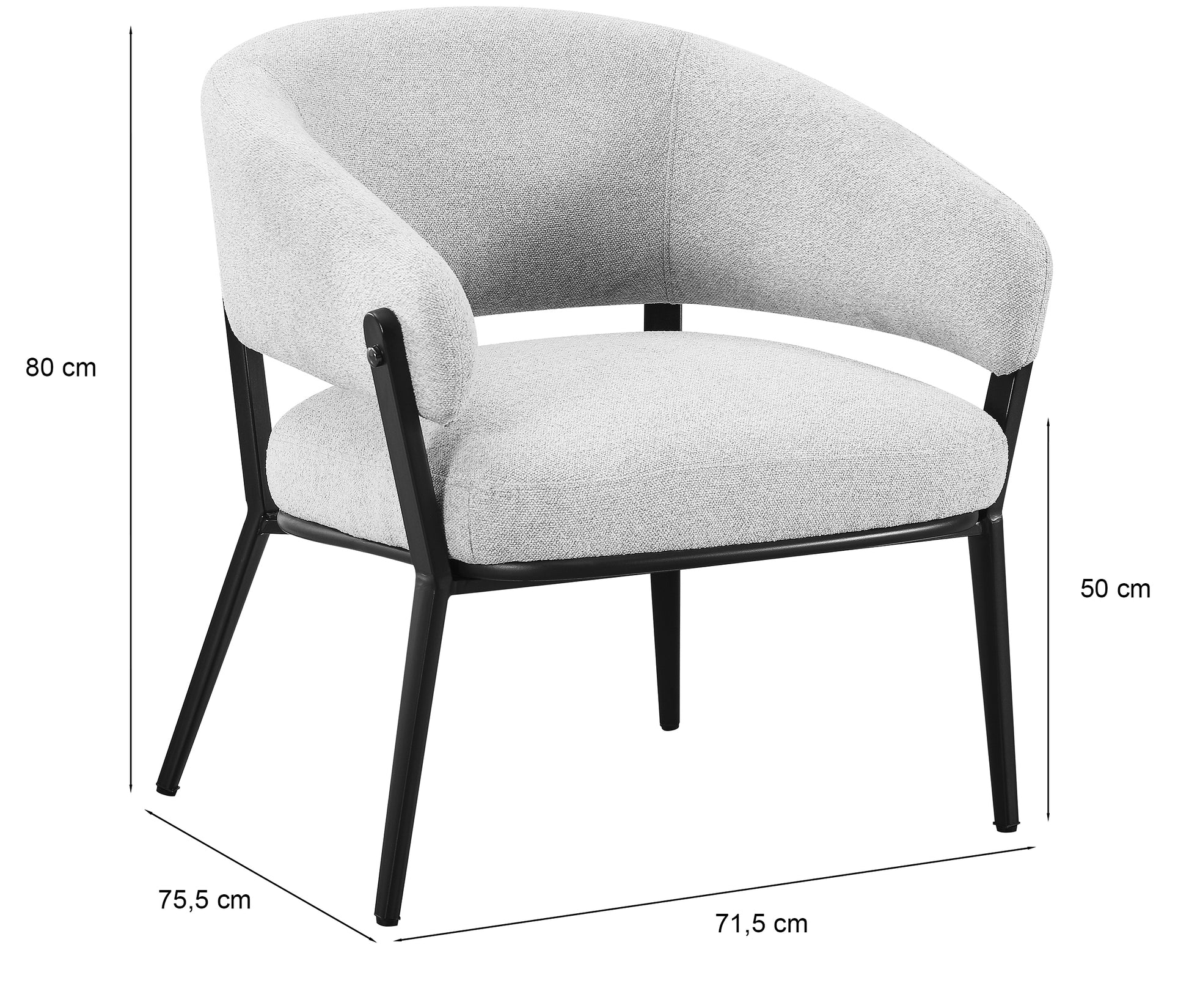 Krēsls Symbo 80/71,5/75,5 cm Liberty 09 - N1 Home