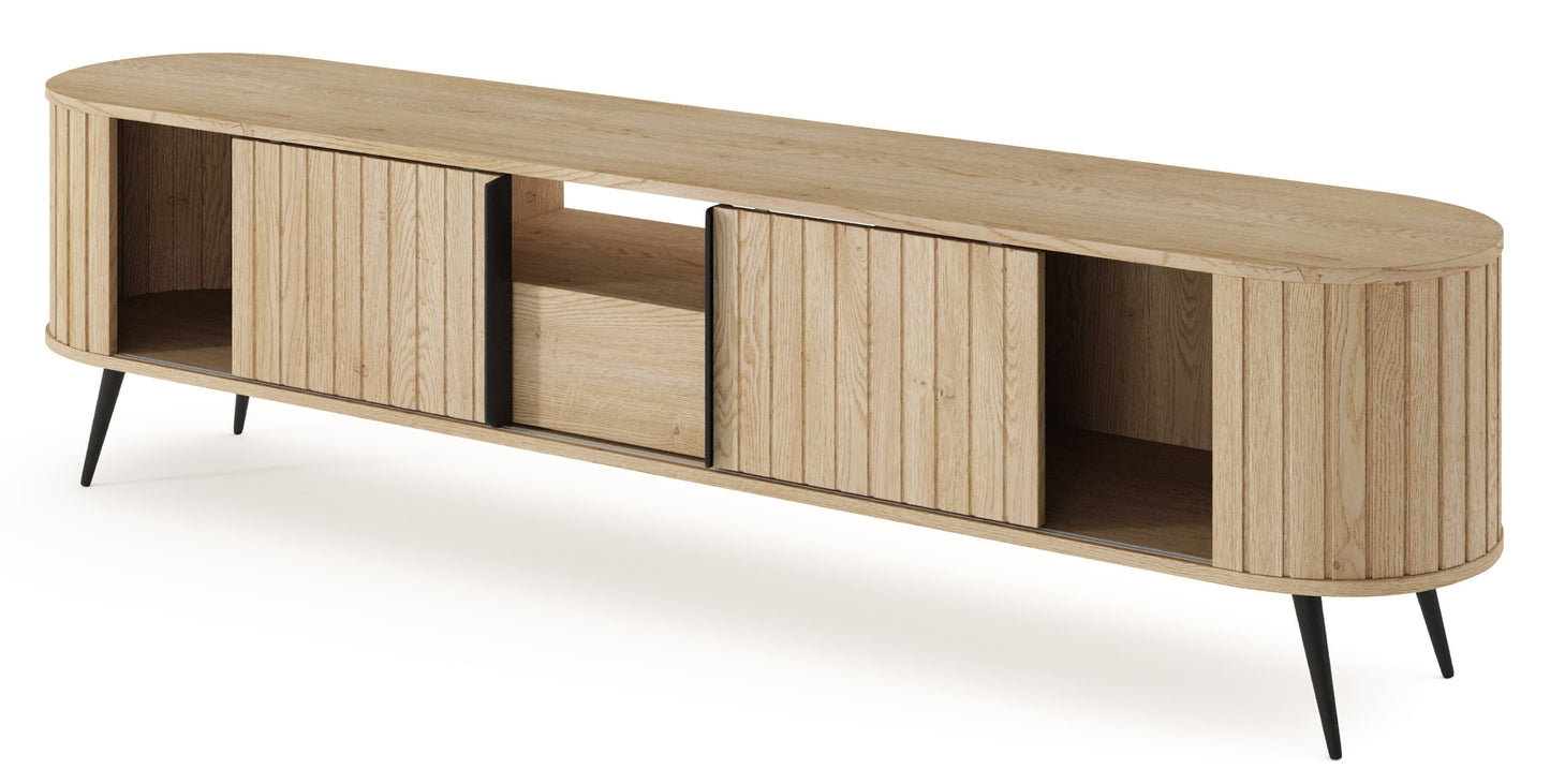 TV skapis Lavas 51/196/40 cm Kremonas ozols