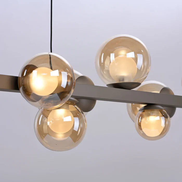 Piekaramā lampa PURE E-Popup 29/240/180 cm bronza