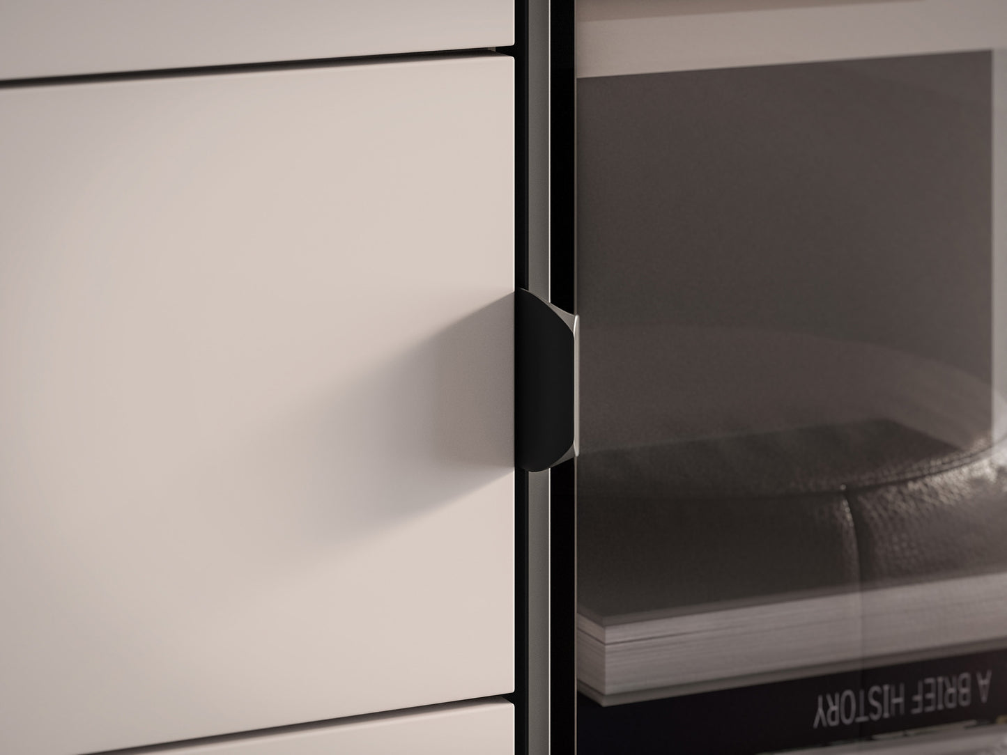 Skapis Baree 92/150/40 cm kašmirs