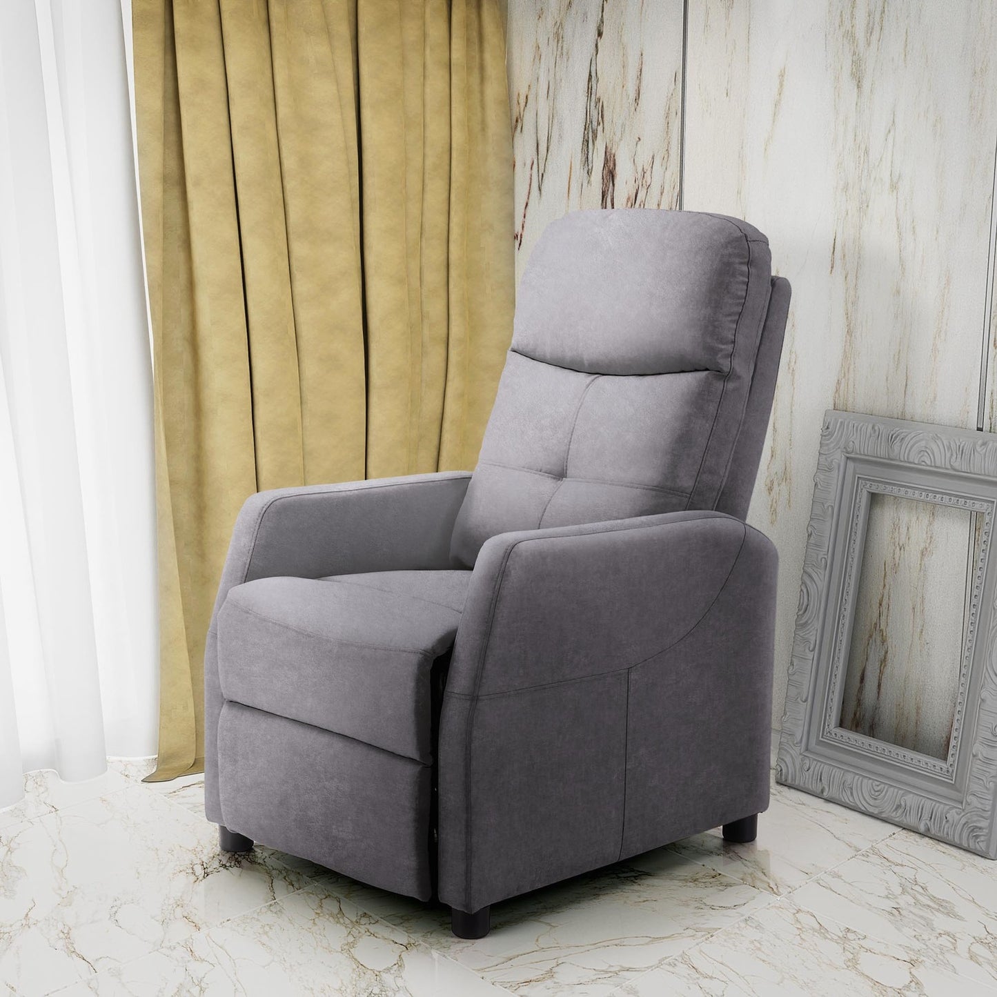 Krēsls Filippo 64/84-135/103-76/48 cm Bluvel 14 - N1 Home