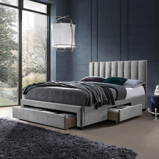 Gulta Gracia 160/200 cm gaiši pelēks