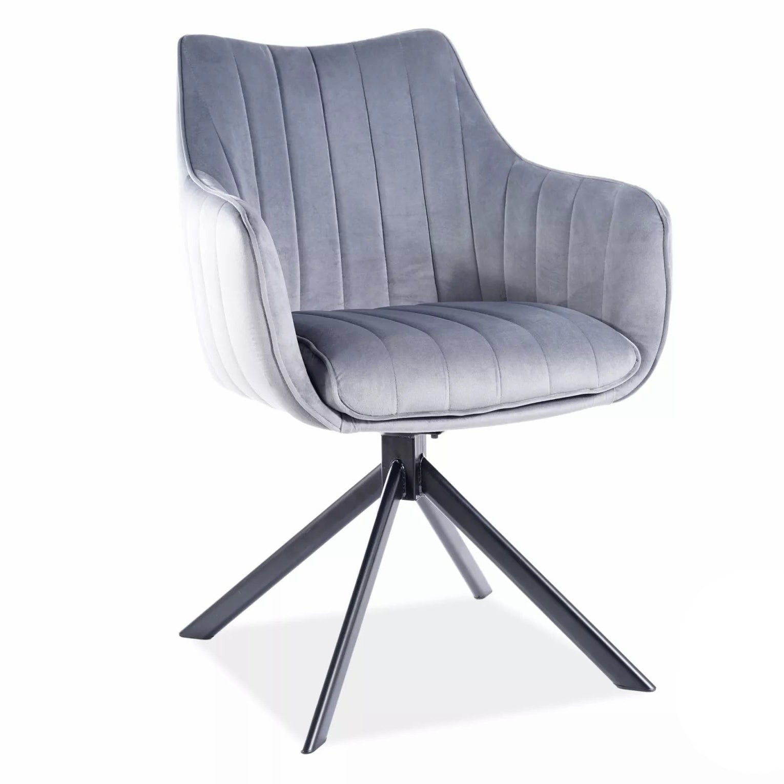 AZALIA SAMTA KRĒSLS MELNS RĀMIS/PELĒKS BLUVEL 14 - N1 Home