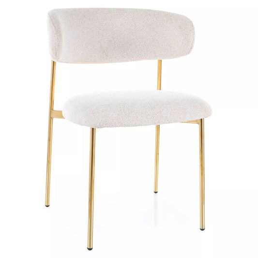 Krēsls Elti 80/56/49 cm krēms/zelts - N1 Home