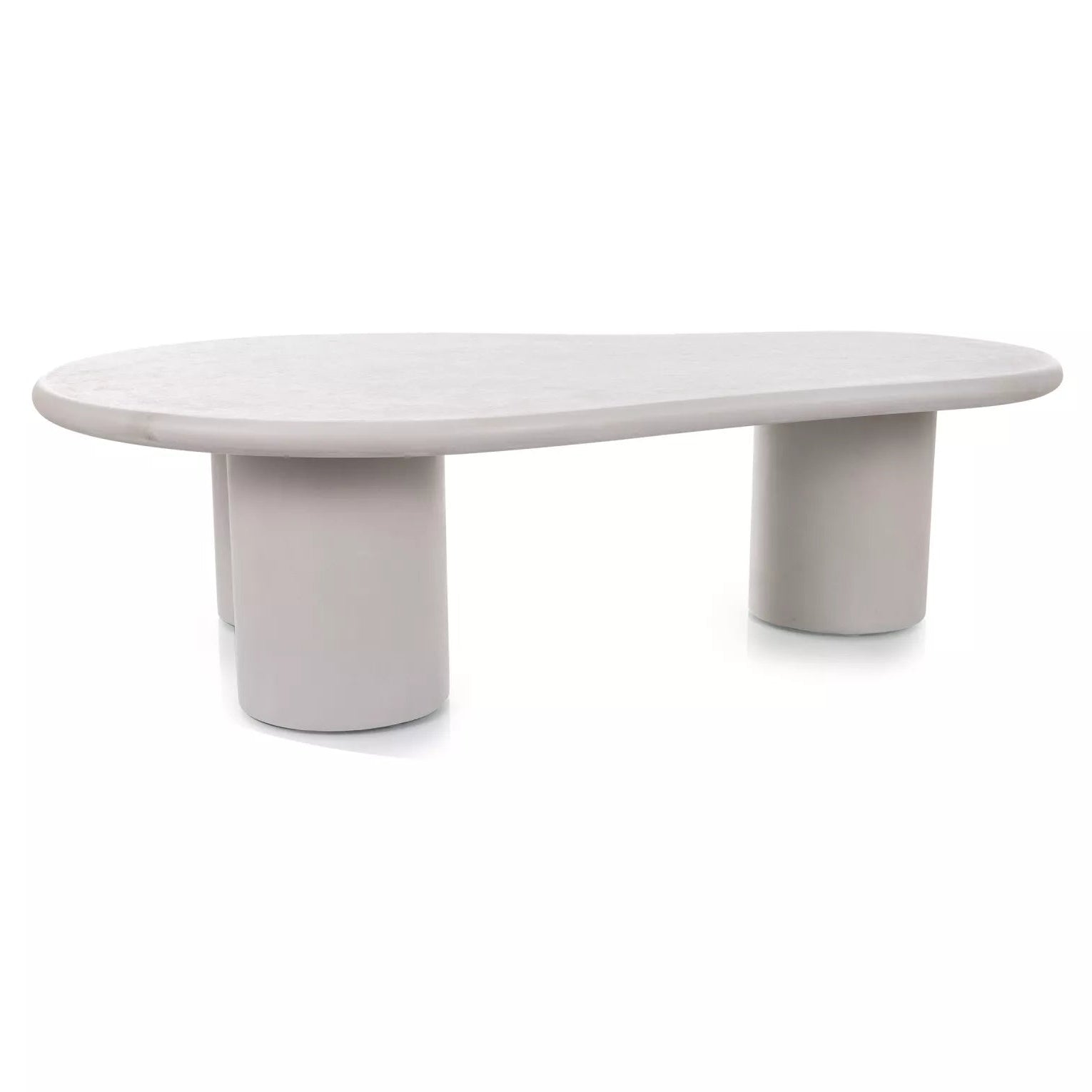 Kafijas galds Sela 35/80/130 cm gaiši pelēks - N1 Home