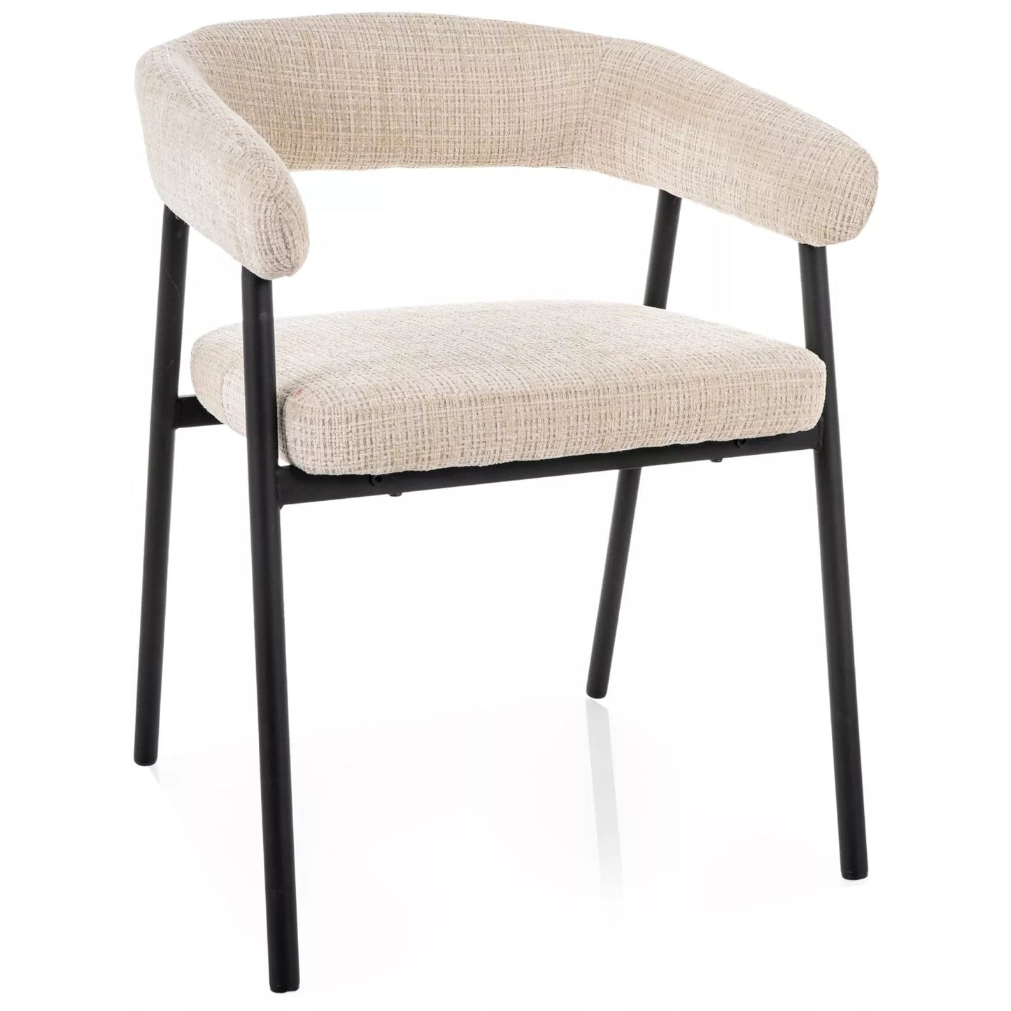 Krēsls Katas 75/57/49 cm bēšs/melns