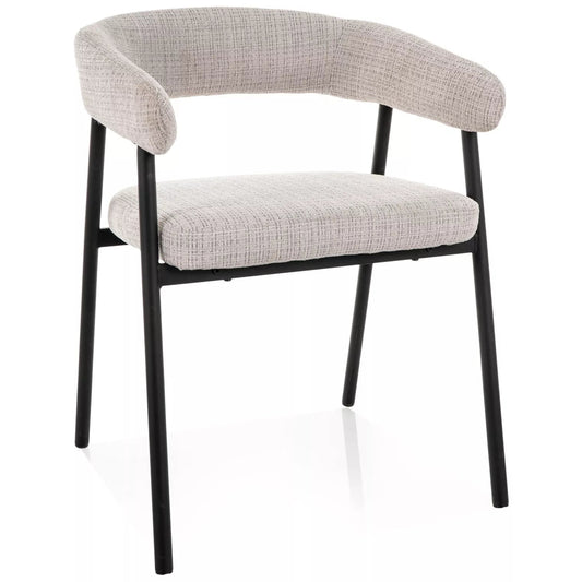 Krēsls Katas 75/57/49 cm pelēks/melns