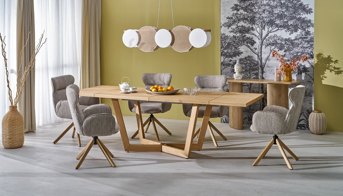 Galds Massi 3 160/90/77 cm ozols/ozols - N1 Home