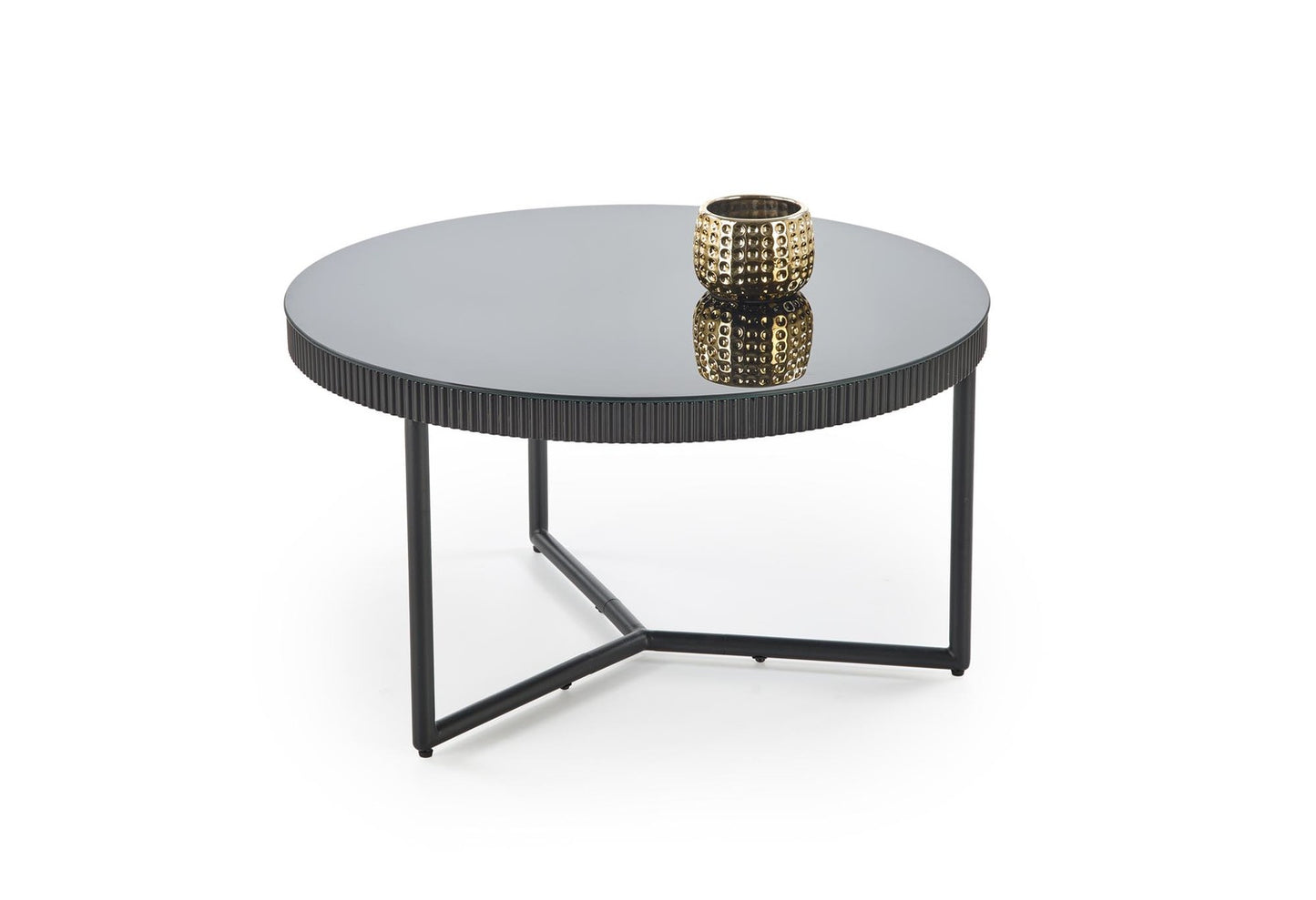 Kafijas galds Kosmo 80/45; 60/30 cm melns - N1 Home