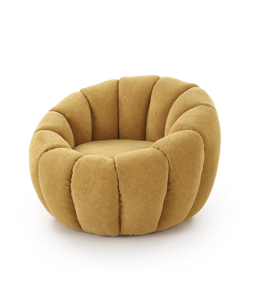 Atzveltnes krēsls Gasp 90/60/95 cm sinepes - N1 Home