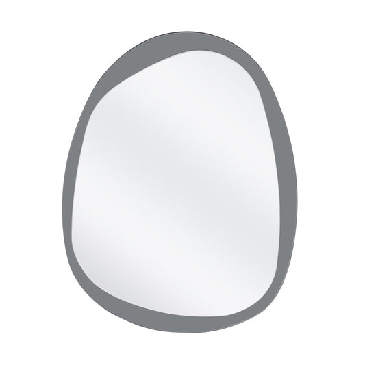 Spogulis Plase 80/60/2,5 cm sudrabaina - N1 Home