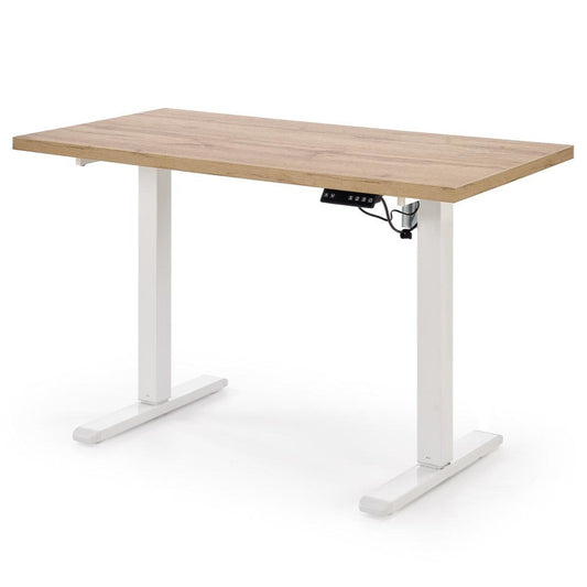 Biroja galds Juras 120/60/75-120 cm artizan ozols/balts - N1 Home