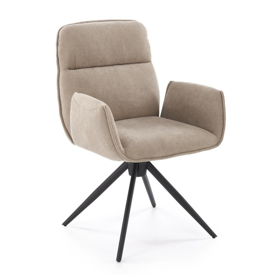 Krēsls Kohto 60/60/88/49 cm tumši bēšs - N1 Home