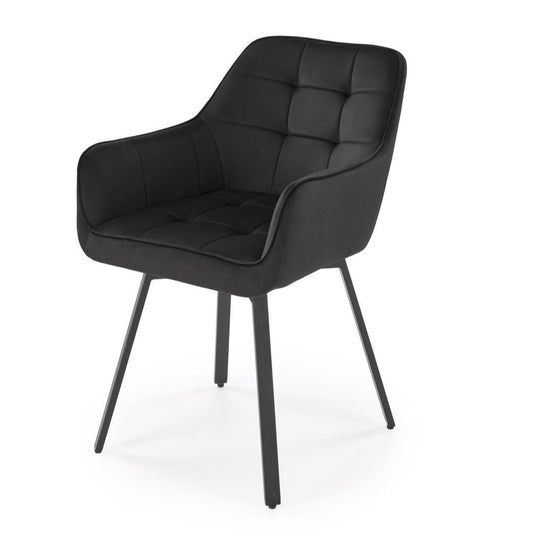 Krēsls Moniks 55/60/89/50 cm melns - N1 Home