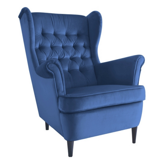 Harry Velvet tumši zils krēsls - N1 Home