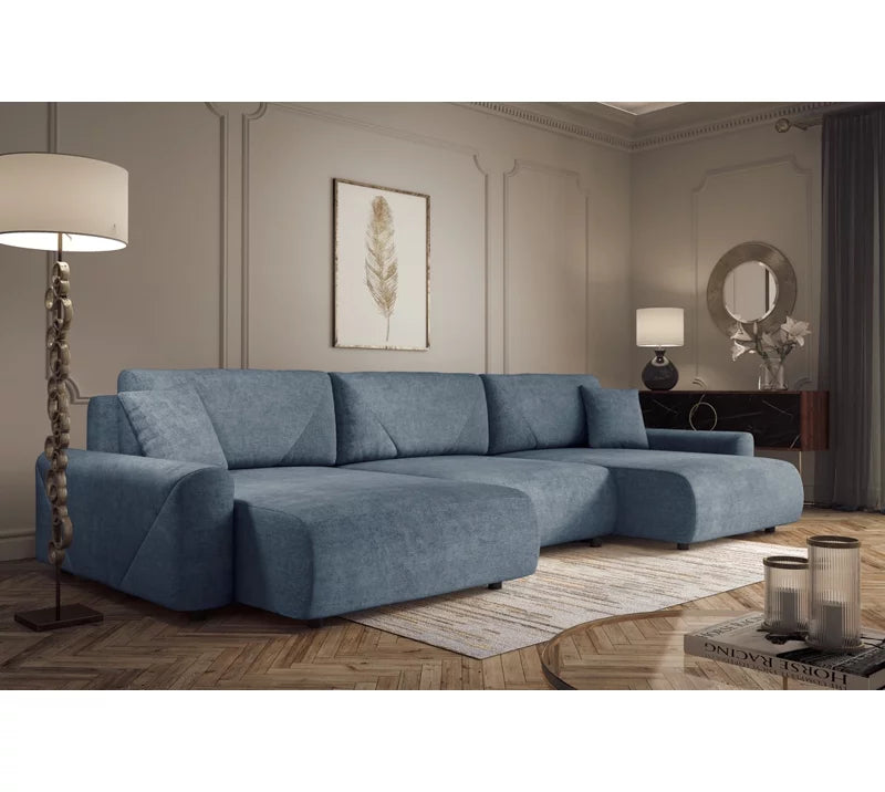 Dīvāns Rimasi 337/168/79 cm Eclipse 19 Denim