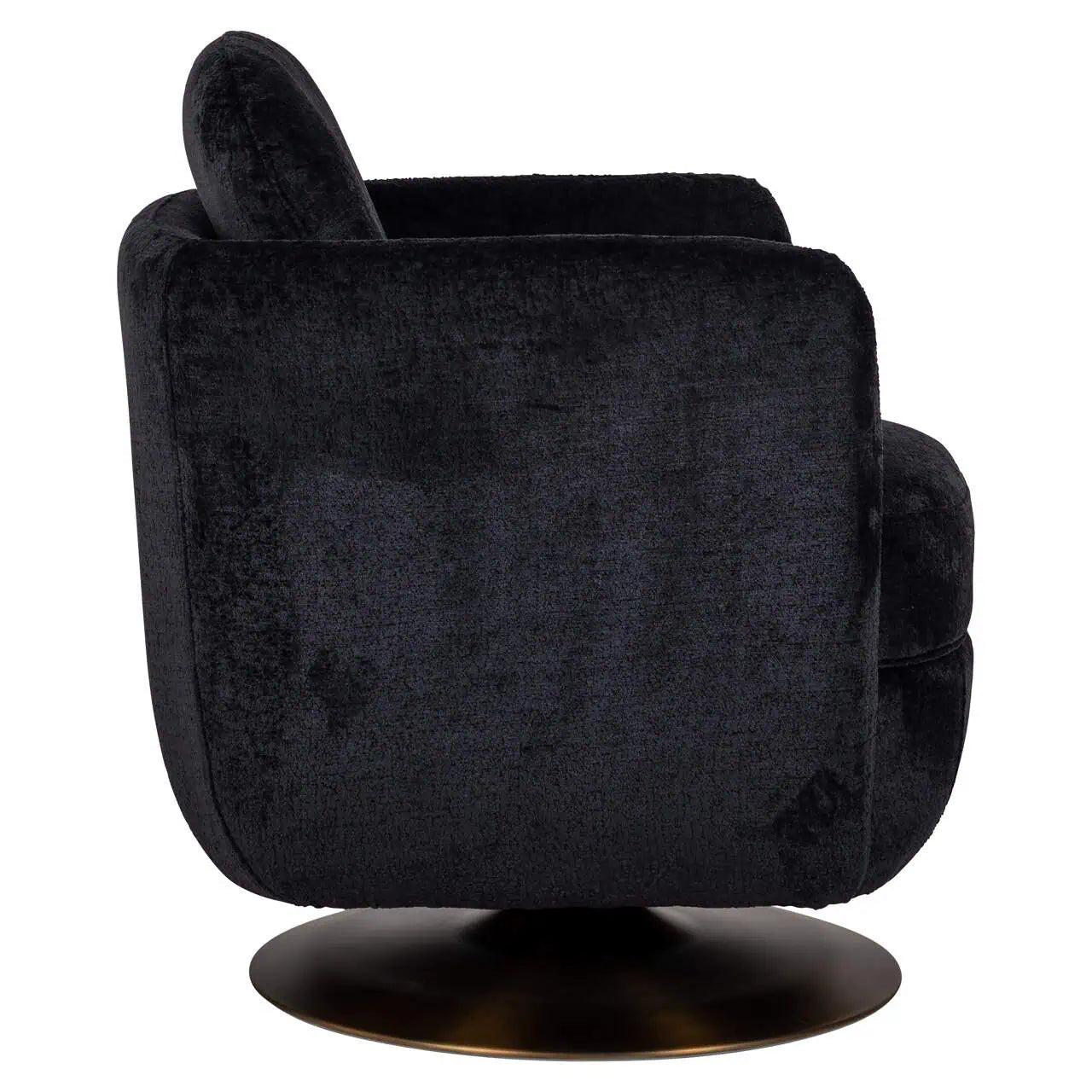 Krēsls Turner Richmond Interiors 87/72/77 cm black chenille - N1 Home