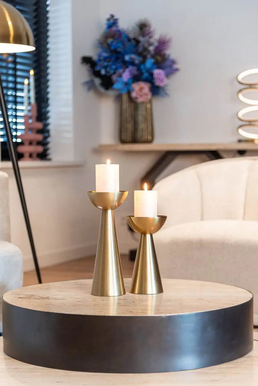 Kafijas galds Avalon Richmond Interiors 35/100/100 cm melns/bēšs - N1 Home