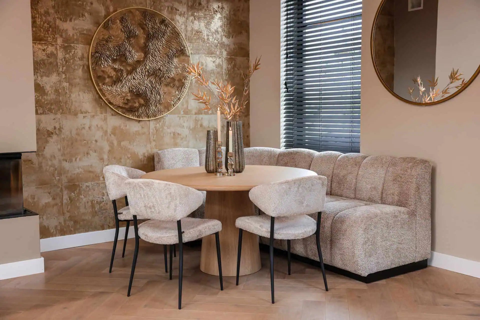 Ēdamistabas sols Hillpark Richmond Interiors 90/120/78 cm lovely beige - N1 Home