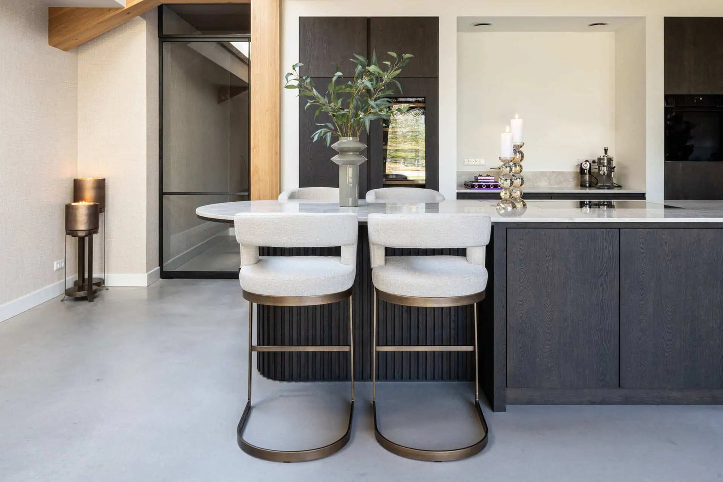 Svečturis Mione bronze large Richmond Interiors 104/27/27 cm bronza - N1 Home