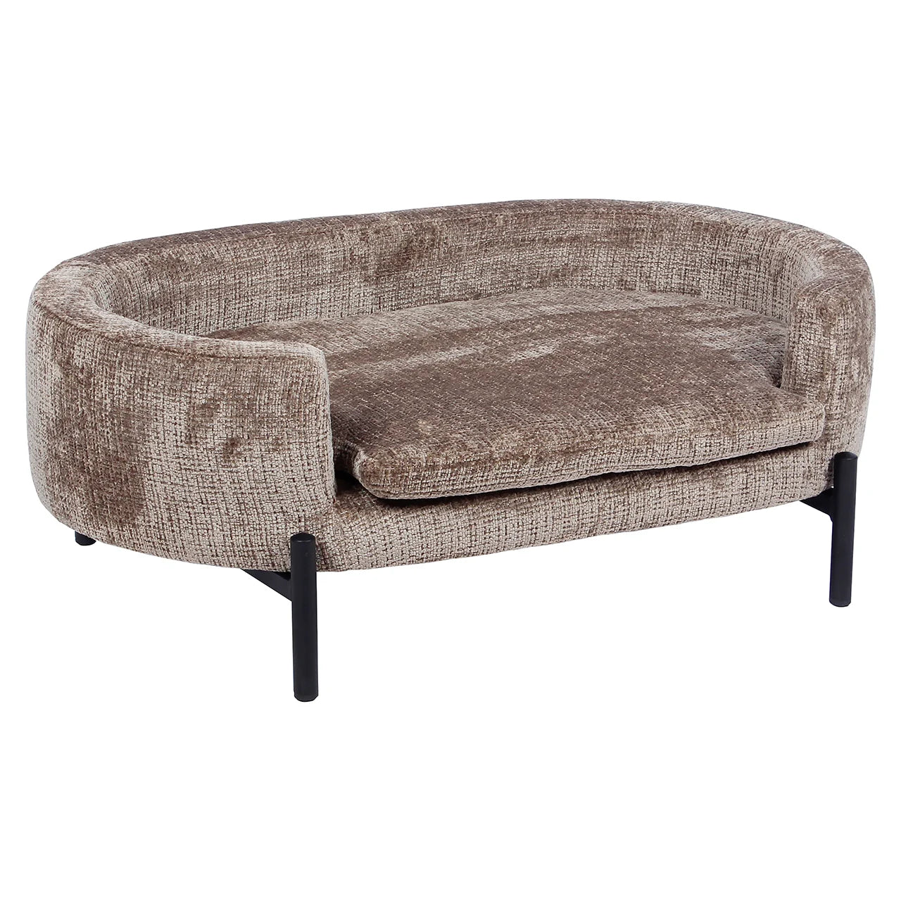 Mājdzīvnieku gulta Dolly Rchmond Interiors 31/84/56 cm Niagara 104 Stone Chenille - N1 Home