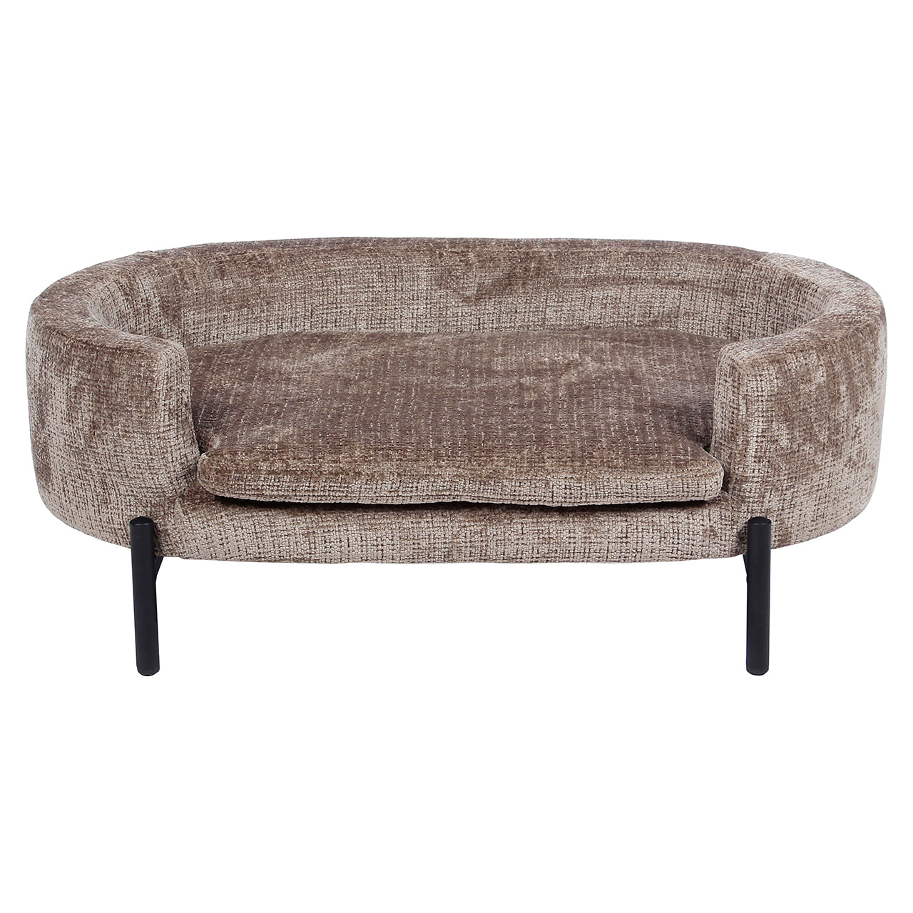 Mājdzīvnieku gulta Dolly Rchmond Interiors 31/84/56 cm Niagara 104 Stone Chenille - N1 Home