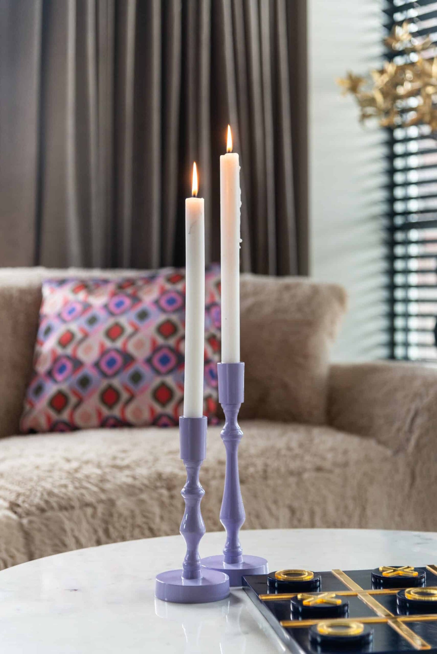 Svečturis Revan L Richmond Interiors 27/9/9/ cm purple - N1 Home