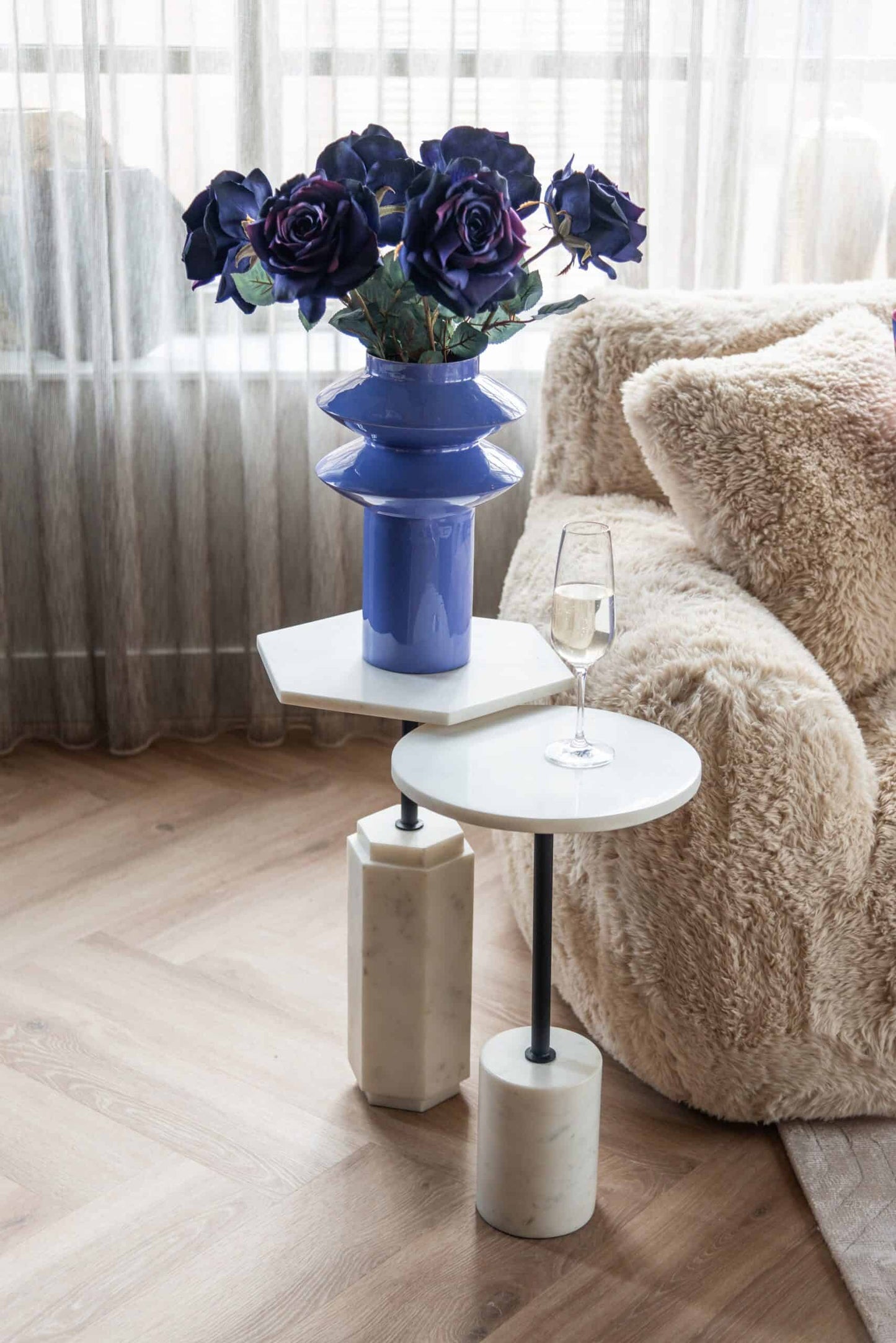 Vāze Cedar Richmond Interiors 22/22/33 cm purple