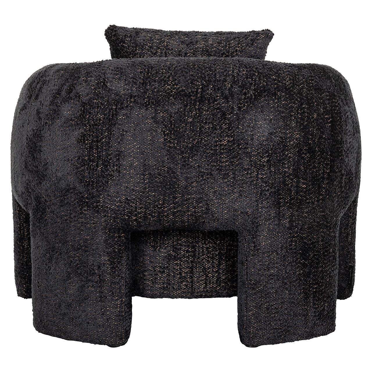 Atpūtas krēsls Milania Richmond Interiors 76/100/92 cm Be Lovely 17 Black - N1 Home